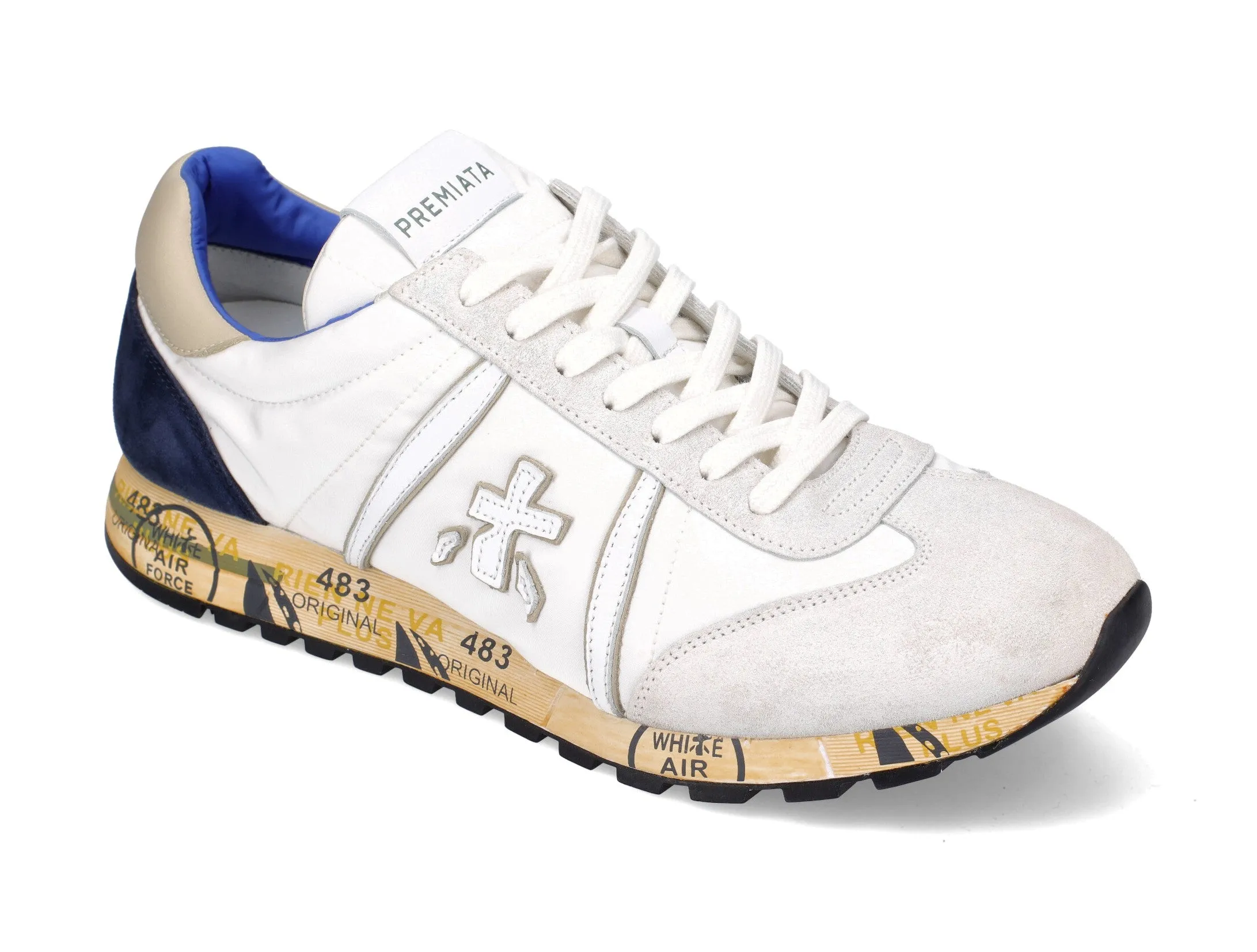 Premiata sneakers Lucy estiva camoscio tessuto