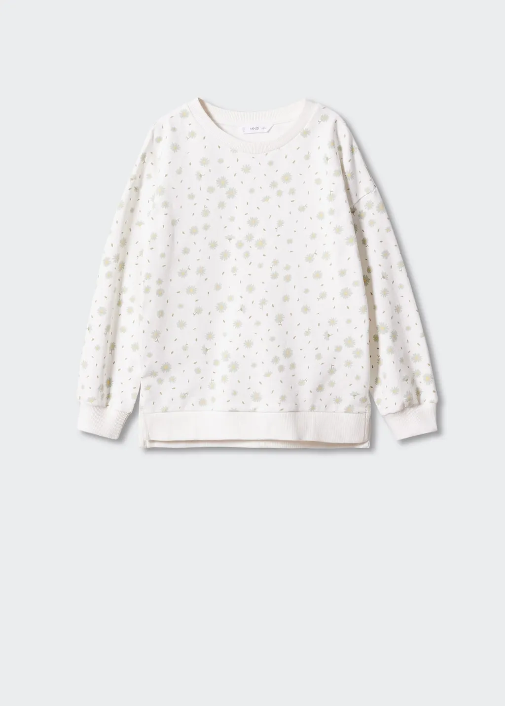 Printed cotton sweatshirt.