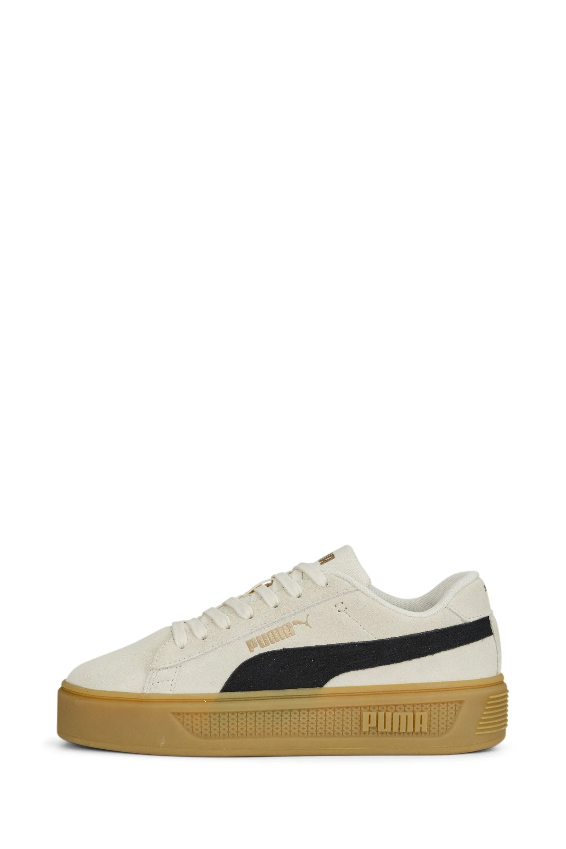 Puma Womens Smash Platform V3 Suede Sneakers Trainers    