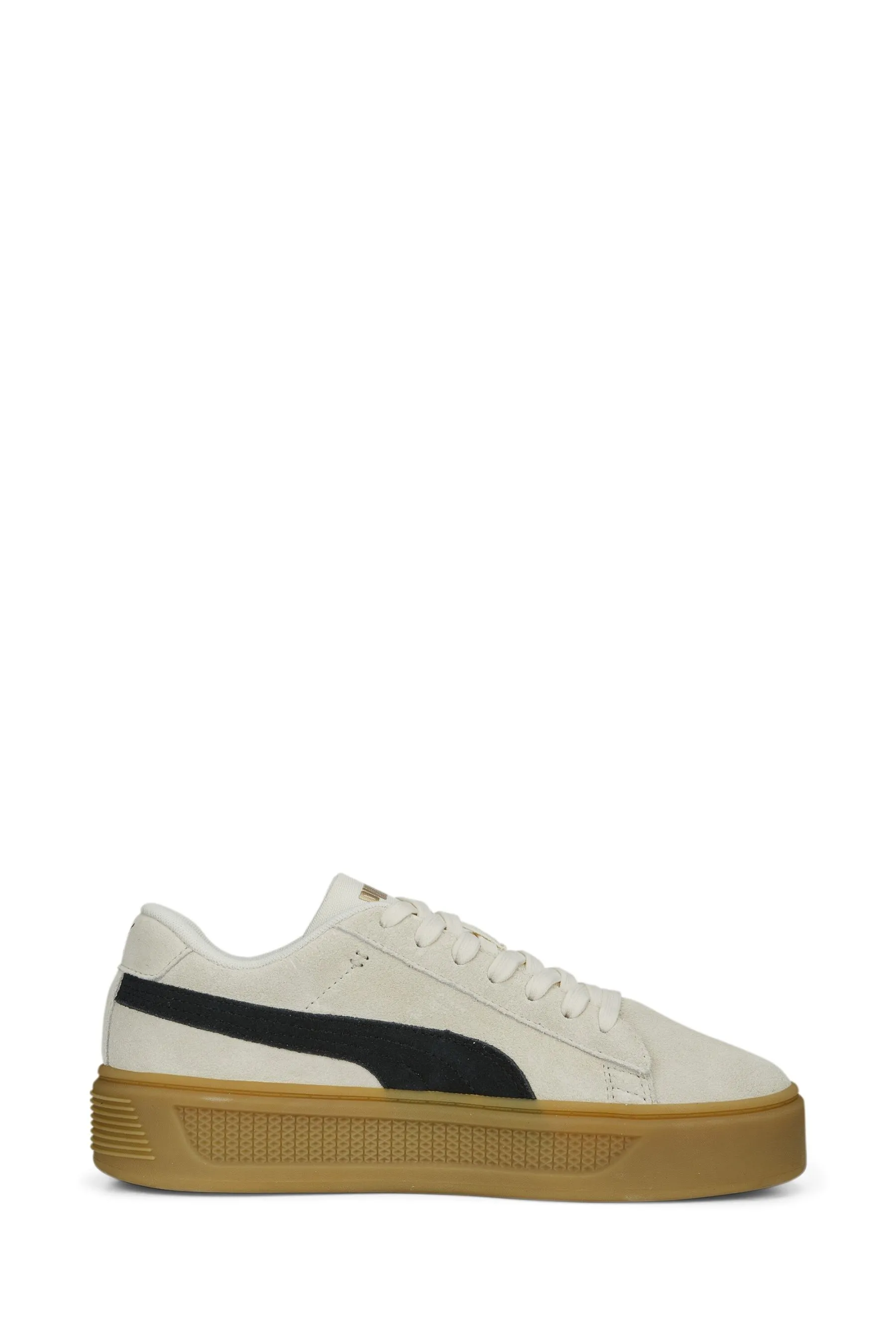 Puma Womens Smash Platform V3 Suede Sneakers Trainers    