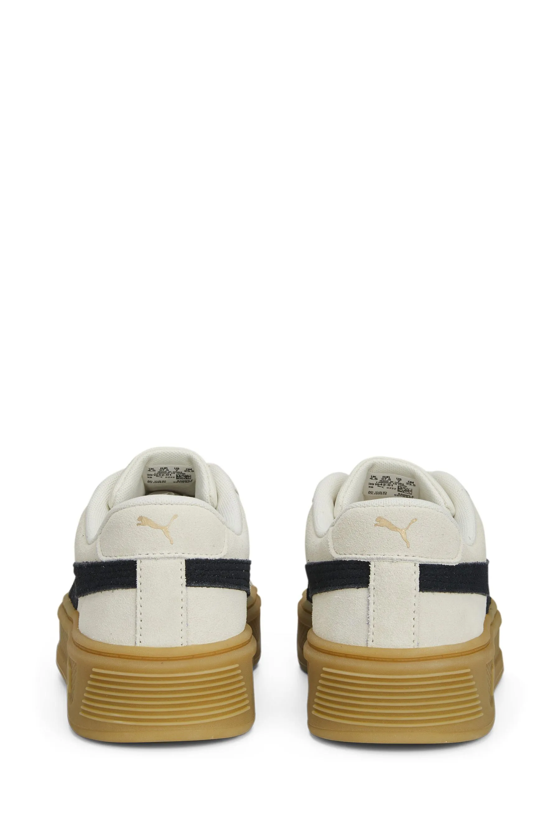 Puma Womens Smash Platform V3 Suede Sneakers Trainers    