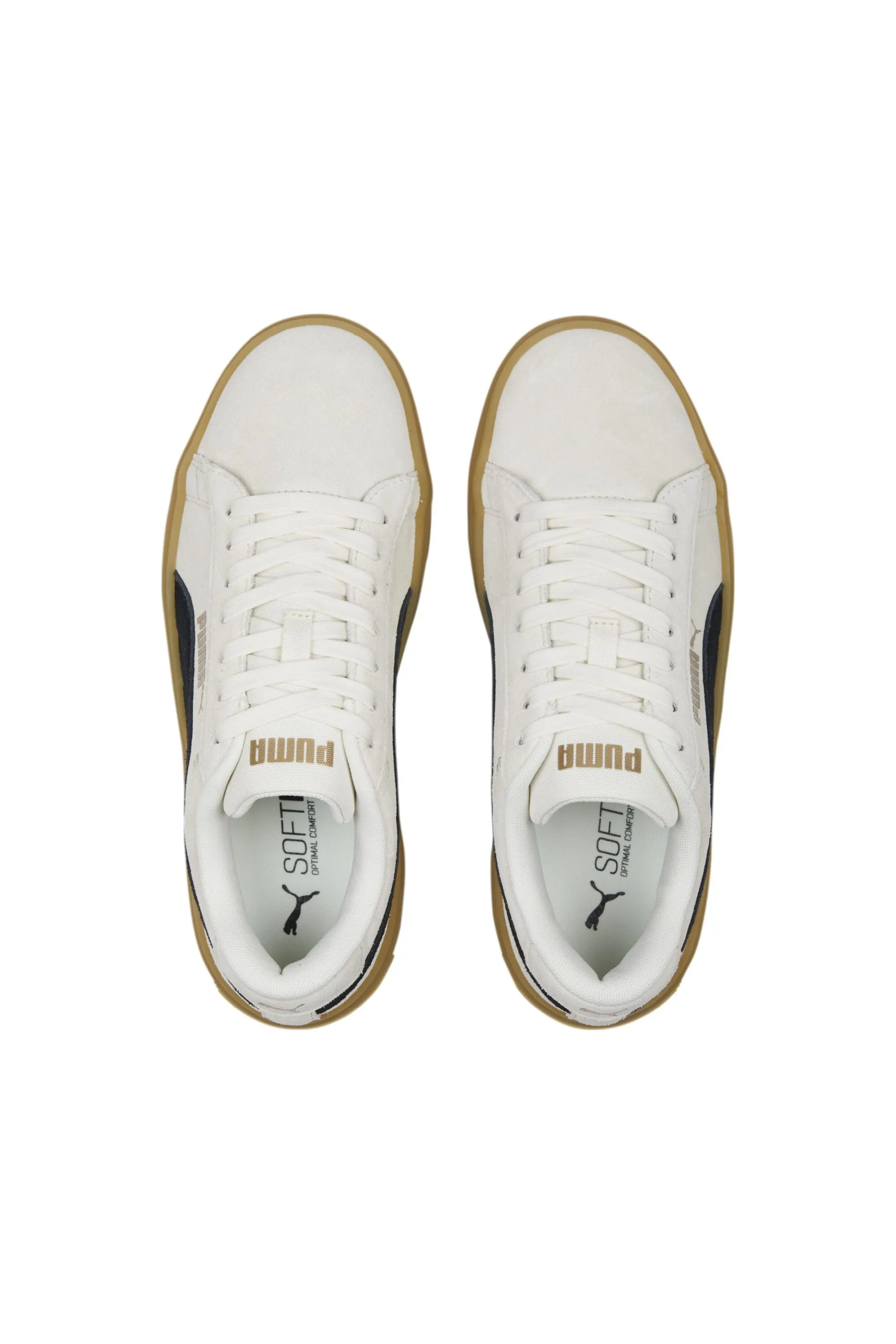 Puma Womens Smash Platform V3 Suede Sneakers Trainers    