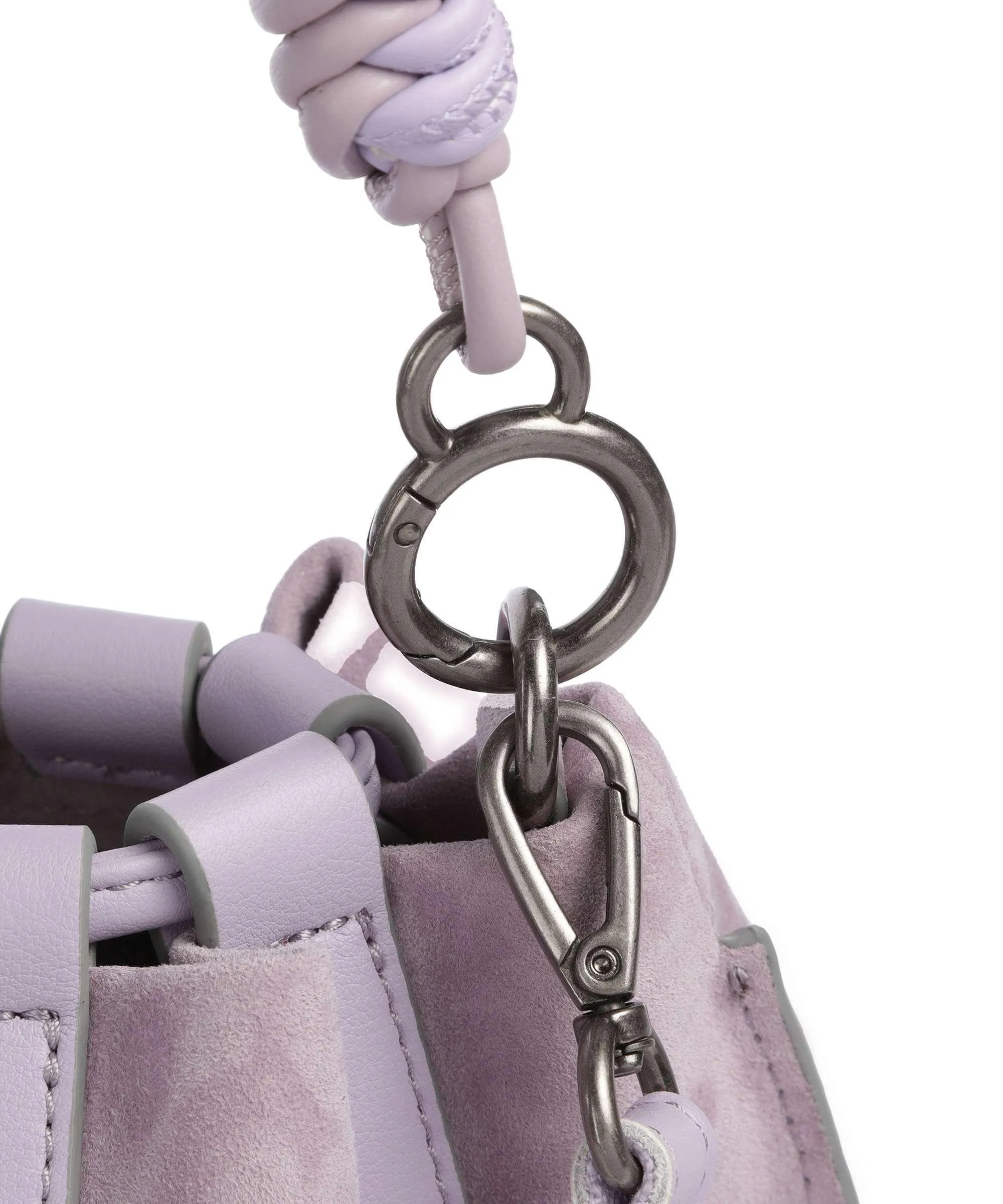 Purple Rough Leather Wild Wild Love Bucket Bag by FredsBruder