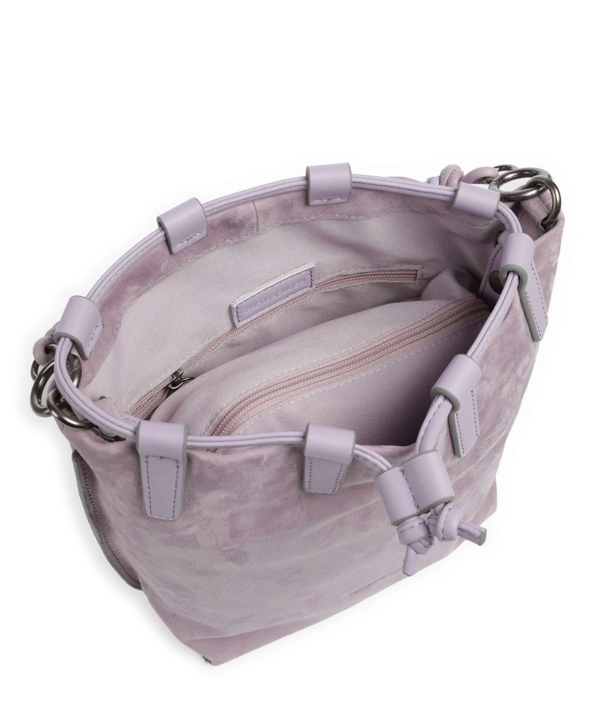 Purple Rough Leather Wild Wild Love Bucket Bag by FredsBruder