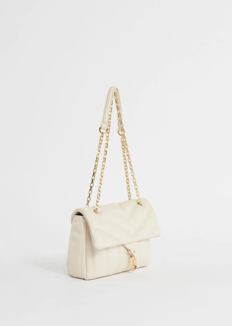 Quilted shoulder bag
