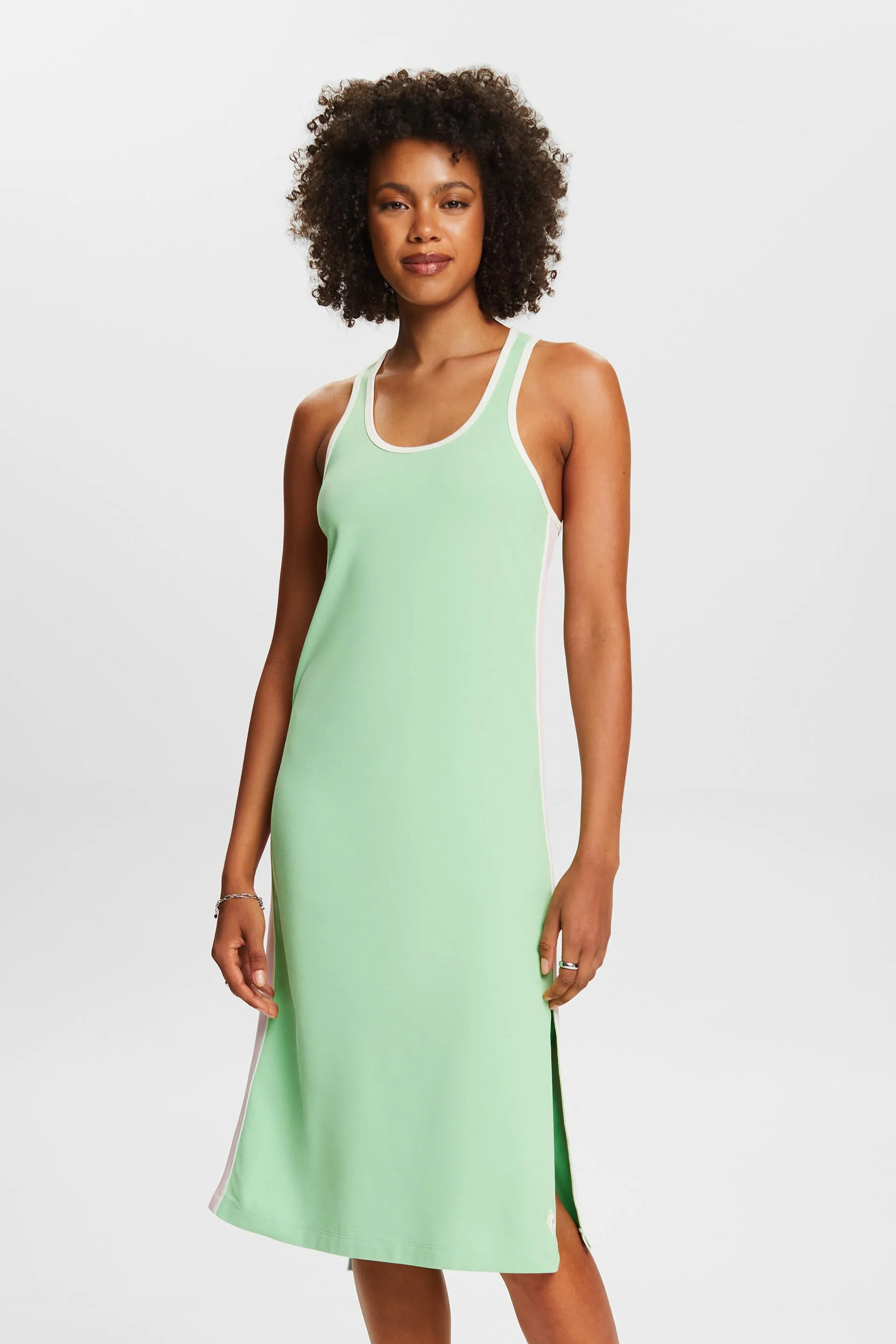 Racerback striped dress