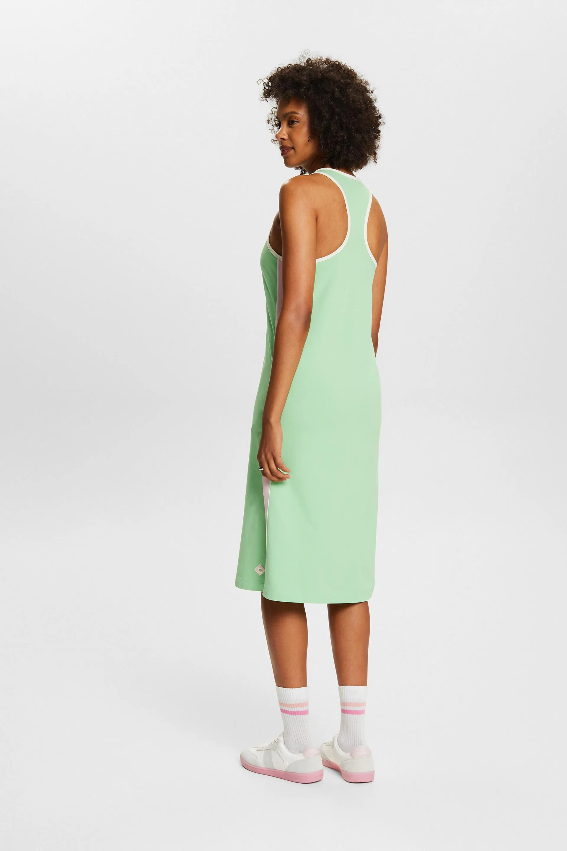 Racerback striped dress