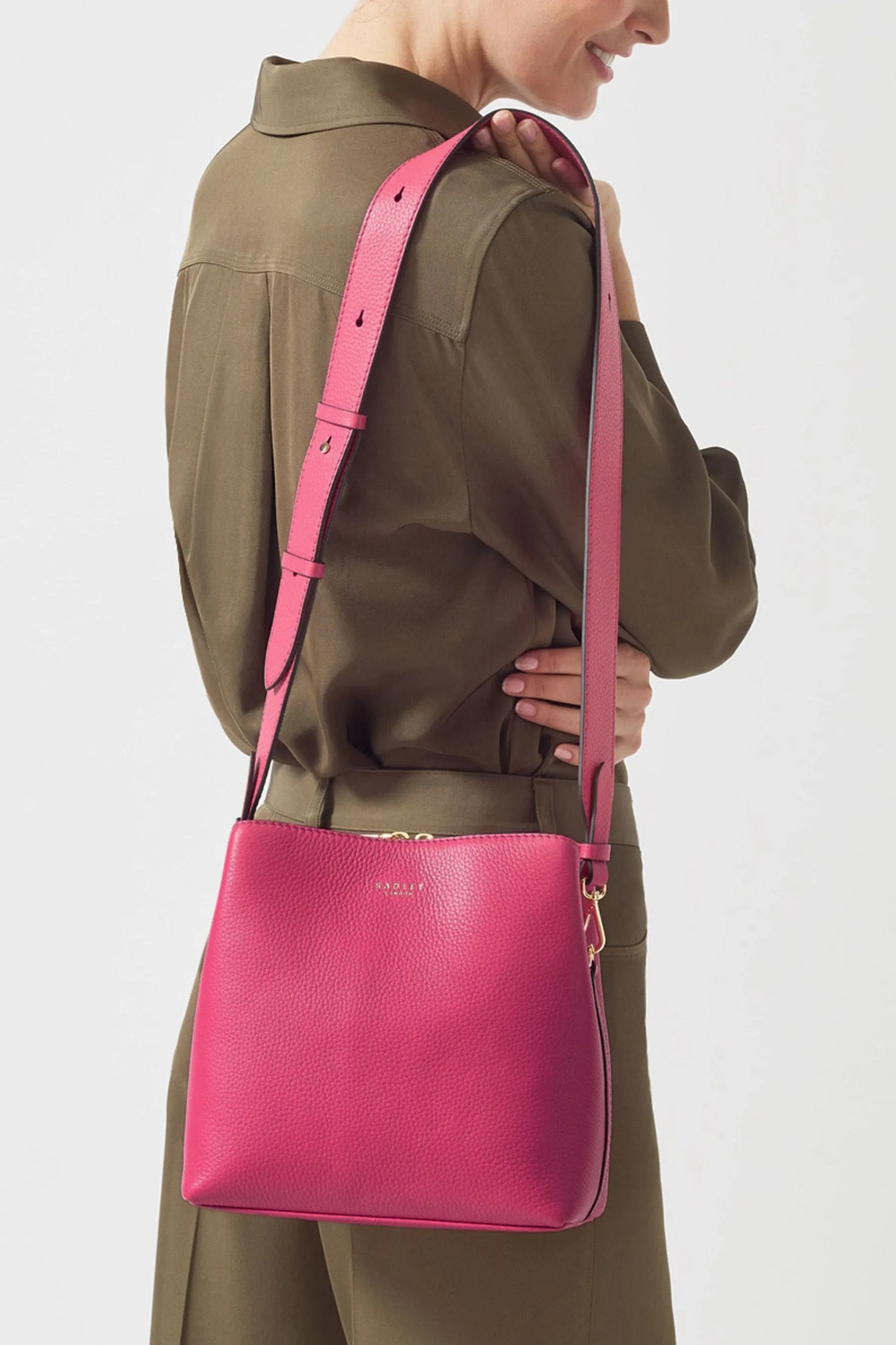 Radley London - Rosa media - Dukes Place - Borsa a tracolla: Radley London - Rosa Media - Dukes Place - Crossbody Bag