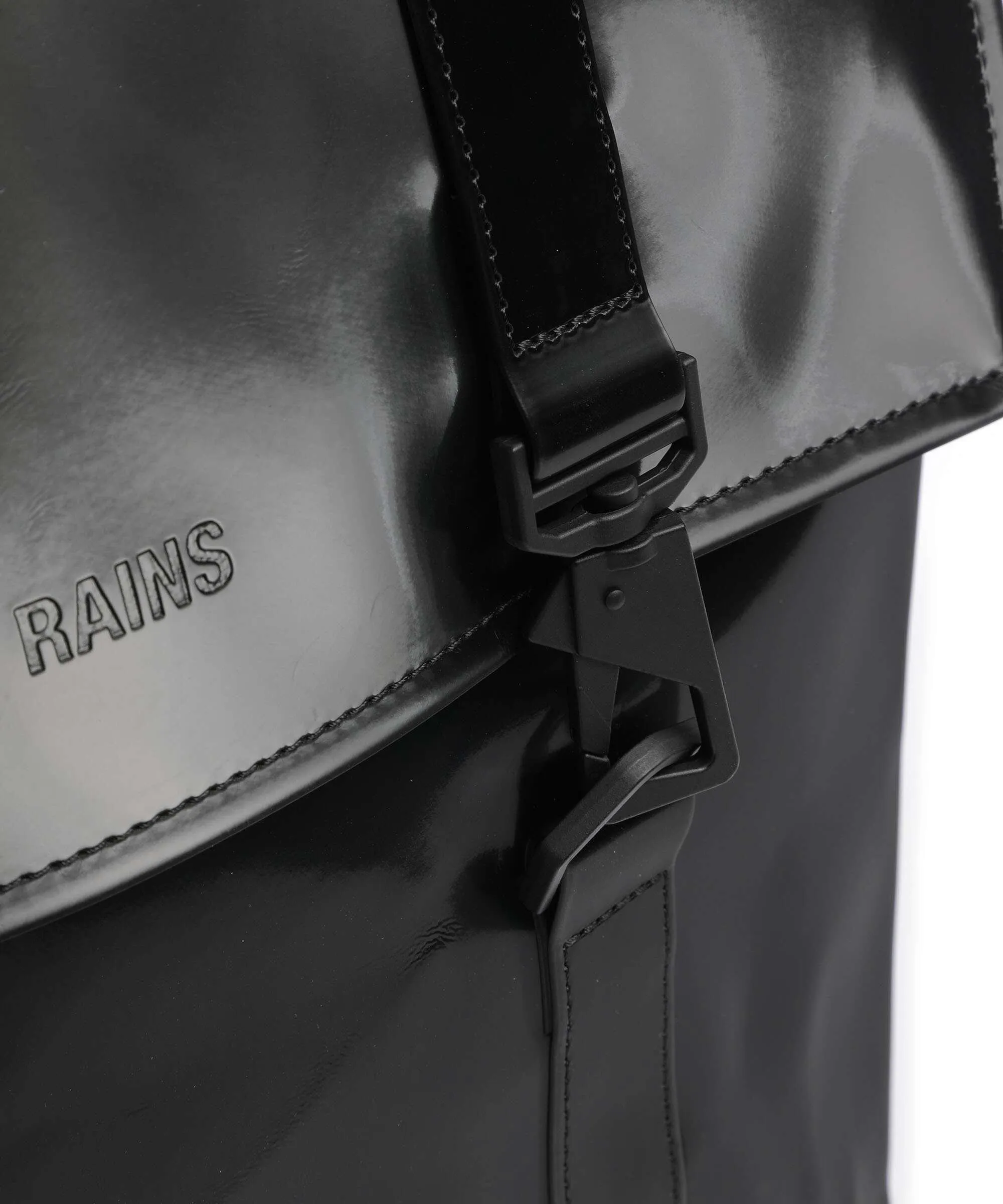  Rains MSN Mini Zaino poliuretano, poliestere nero  