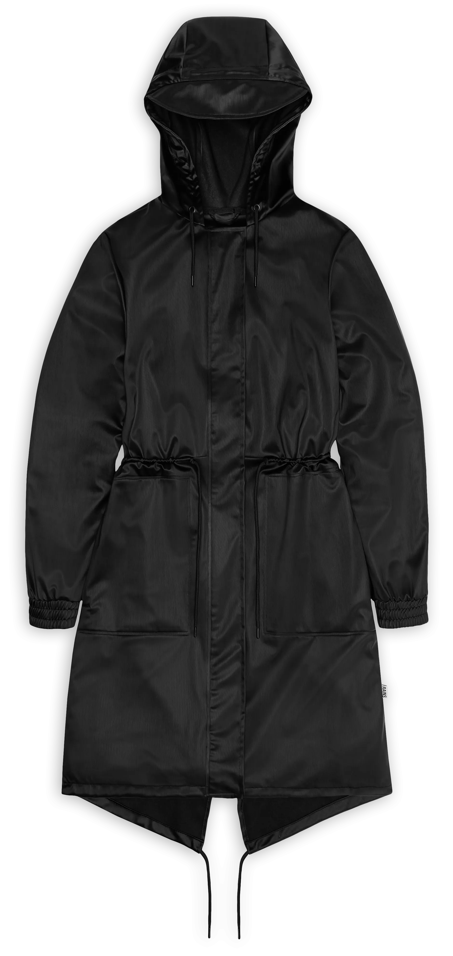  RAINS   STRING PARKA - Giacca con cappuccio | Nero