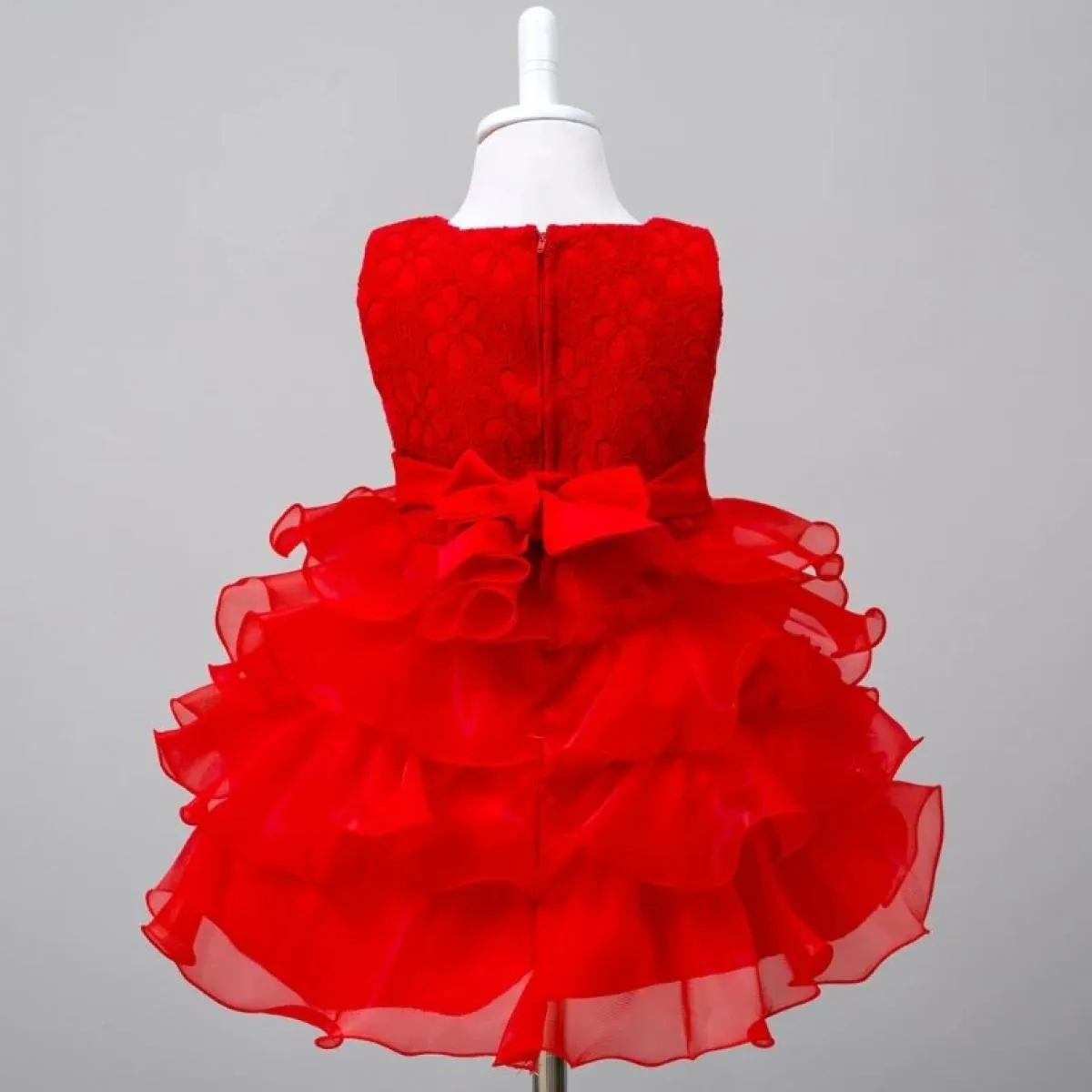Red Christmas Dress for Girls Princess Costume for Kids Dress for Wedding Party Formal Evening Gowns.