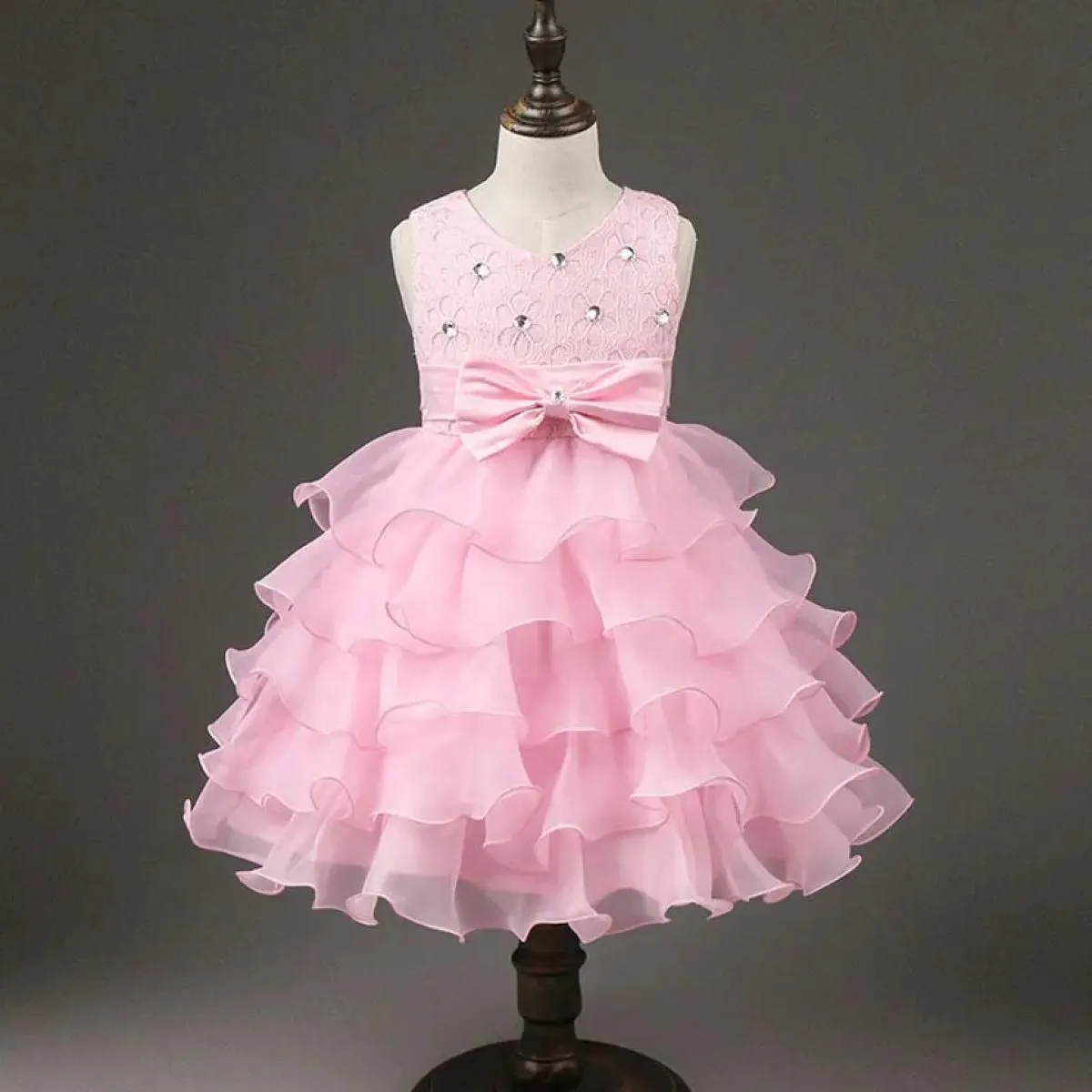 Red Christmas Dress for Girls Princess Costume for Kids Dress for Wedding Party Formal Evening Gowns.