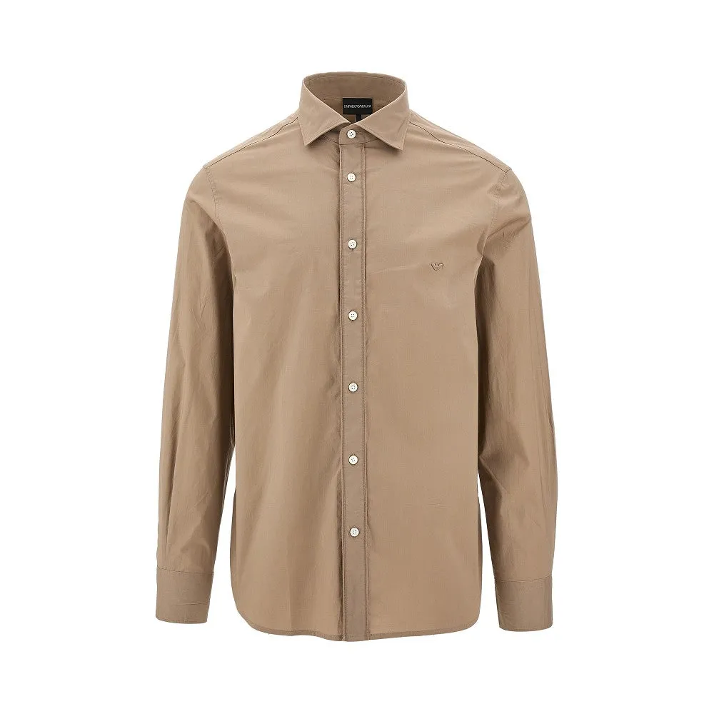 Regular Fit Stretch Poplin Shirt