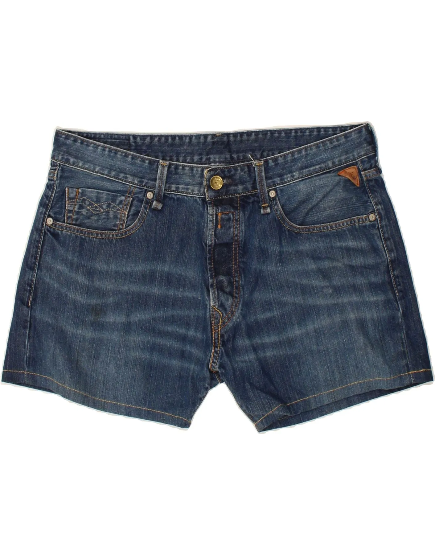 REPLAY Womens Denim Shorts W36 XL Blue Cotton