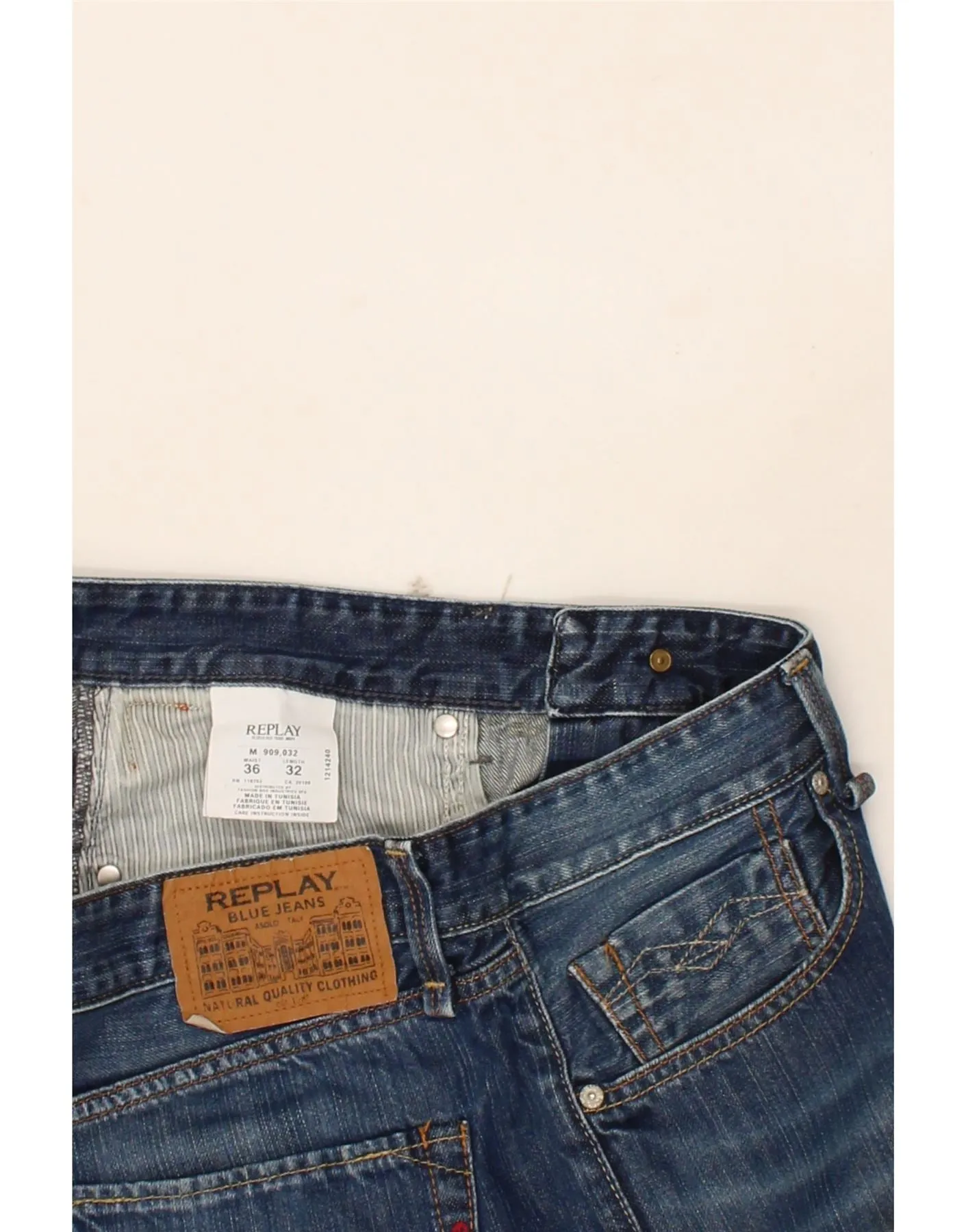 REPLAY Womens Denim Shorts W36 XL Blue Cotton