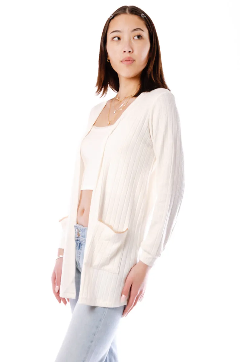 Ribbed Cardigan