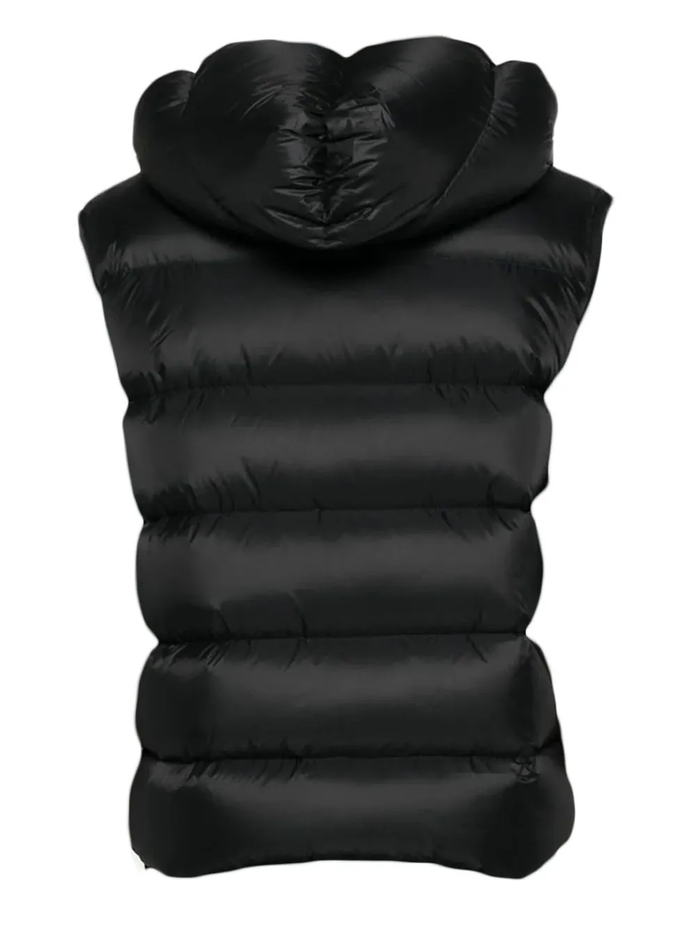 RICK OWENS Clothing, Sleeveless Padded Vest in Sealed Black