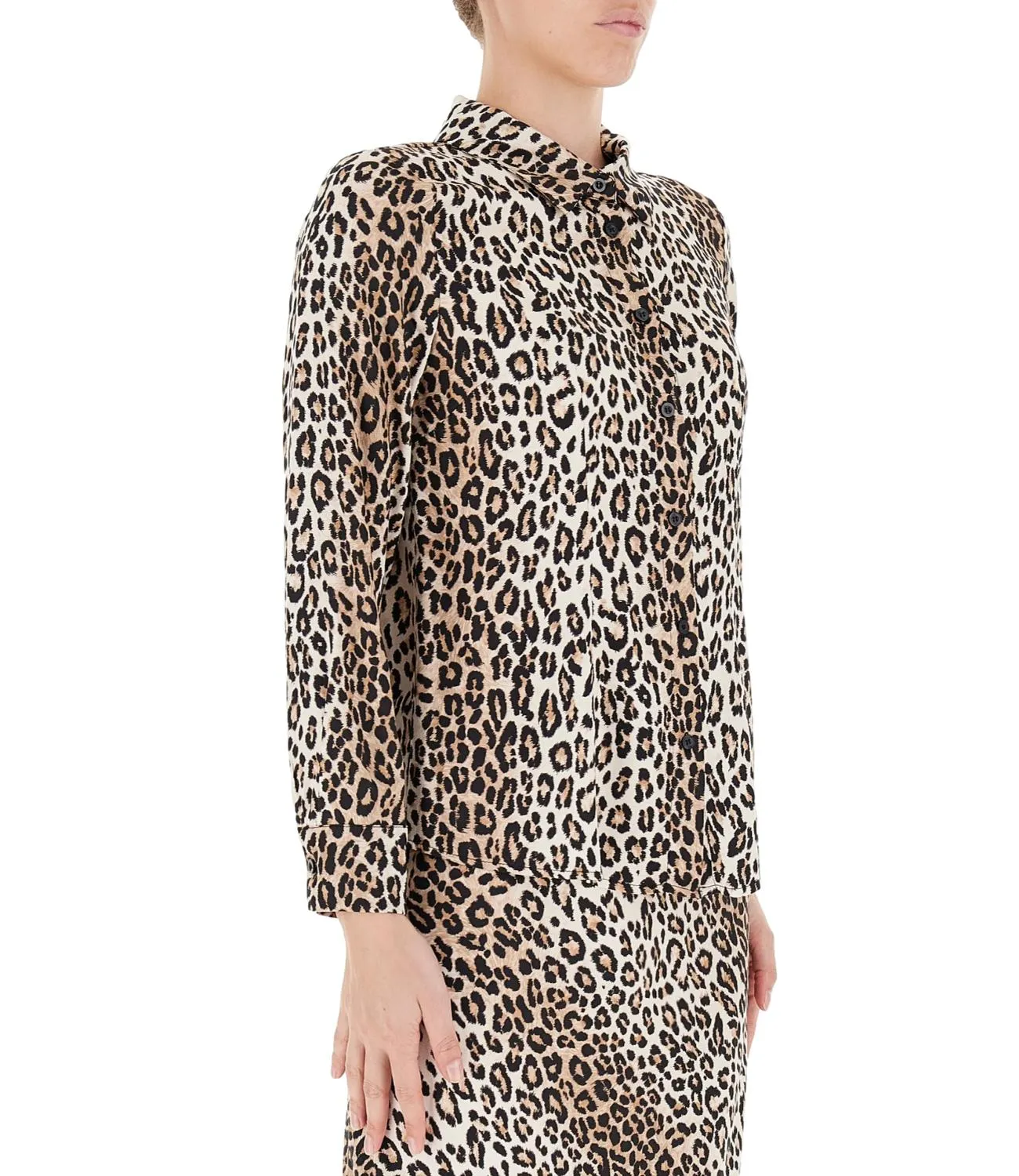 Rinascimento Camicia Animalier Beige Donna by Brand Rinascimento