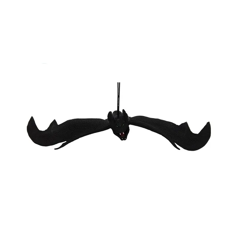 Rubber Bat 29cm with Suction Cups for Halloween/Carnevale Party Decorations Glass Display Horror Theme