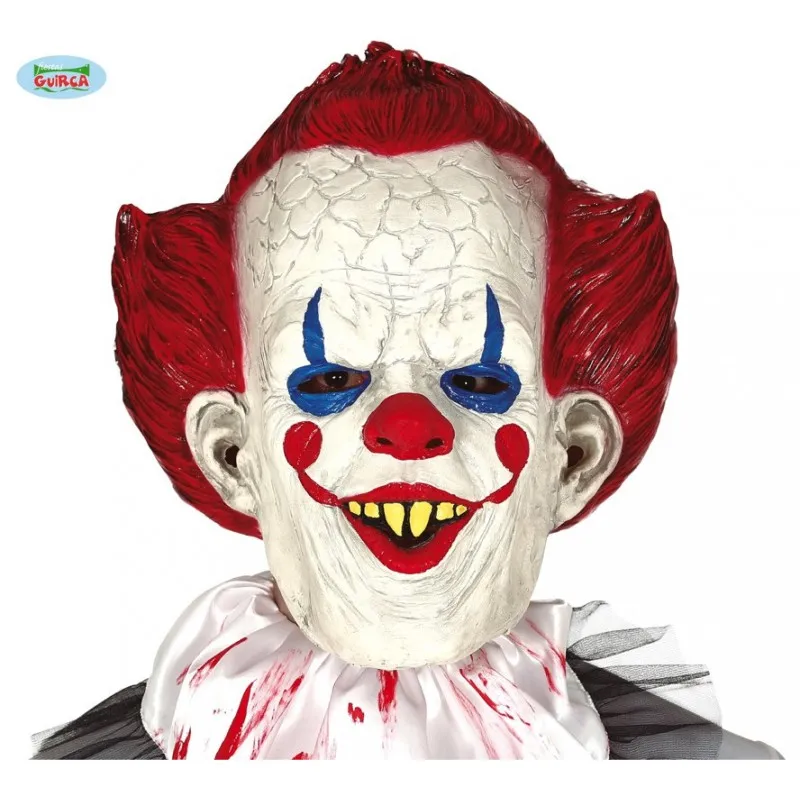 Scary Halloween Clown Latex Mask for Dress-up, Carnivals, Stage Performances, and Monster-themed Scenes