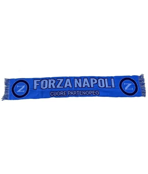 SCIARPA NAPOLI UFFICIALE JACQUARD in ACRILICO CUORE PARTENOPEO
