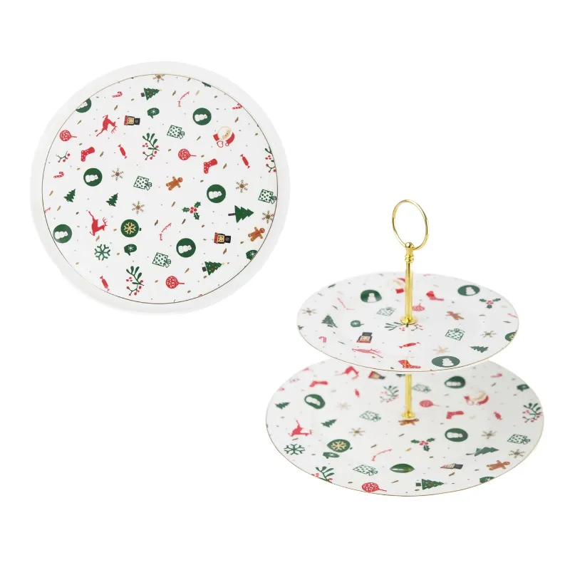 Christmas Dinnerware and Coffee Service Set 50 Pieces Villa Altachiara
