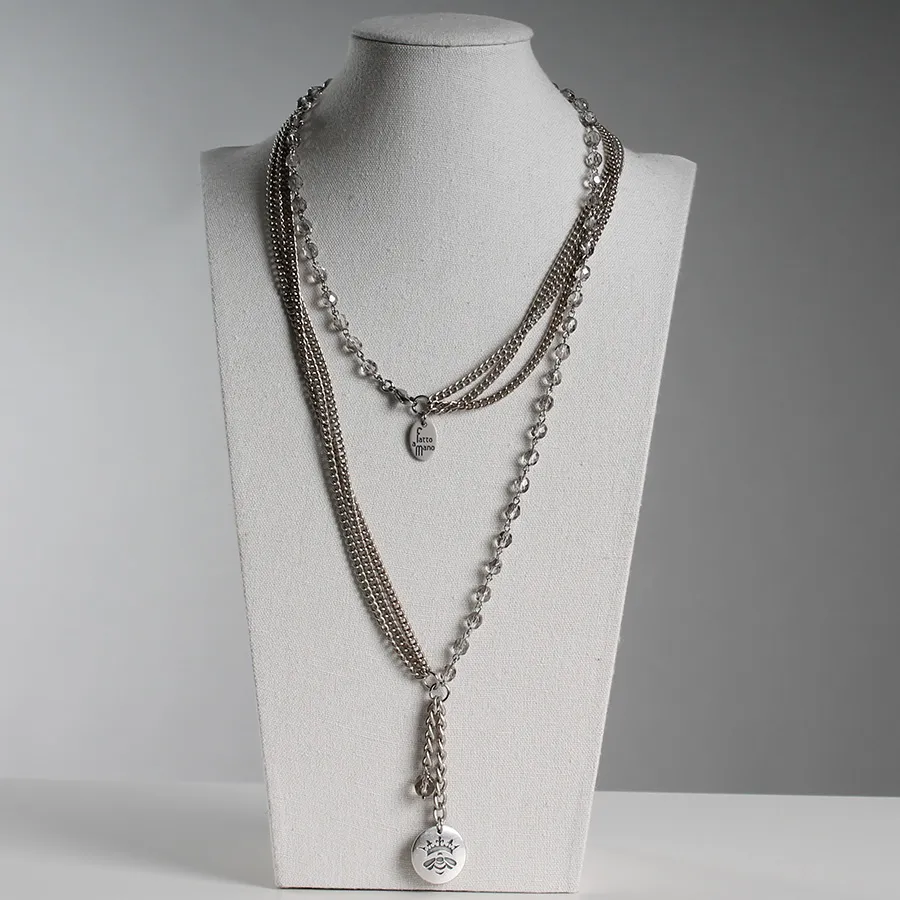 Silver Glenda Necklace