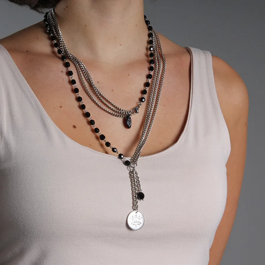 Silver Glenda Necklace