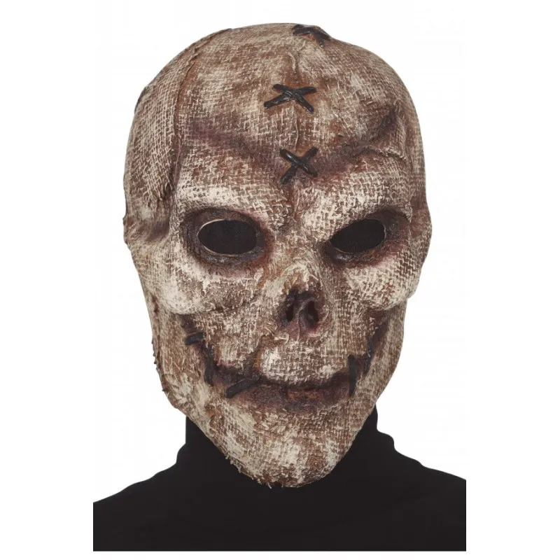 Skull Latex Mask with Head Cap and Zombie Mummy Face Mask for Halloween Costume Parties and Horror Film Scenes