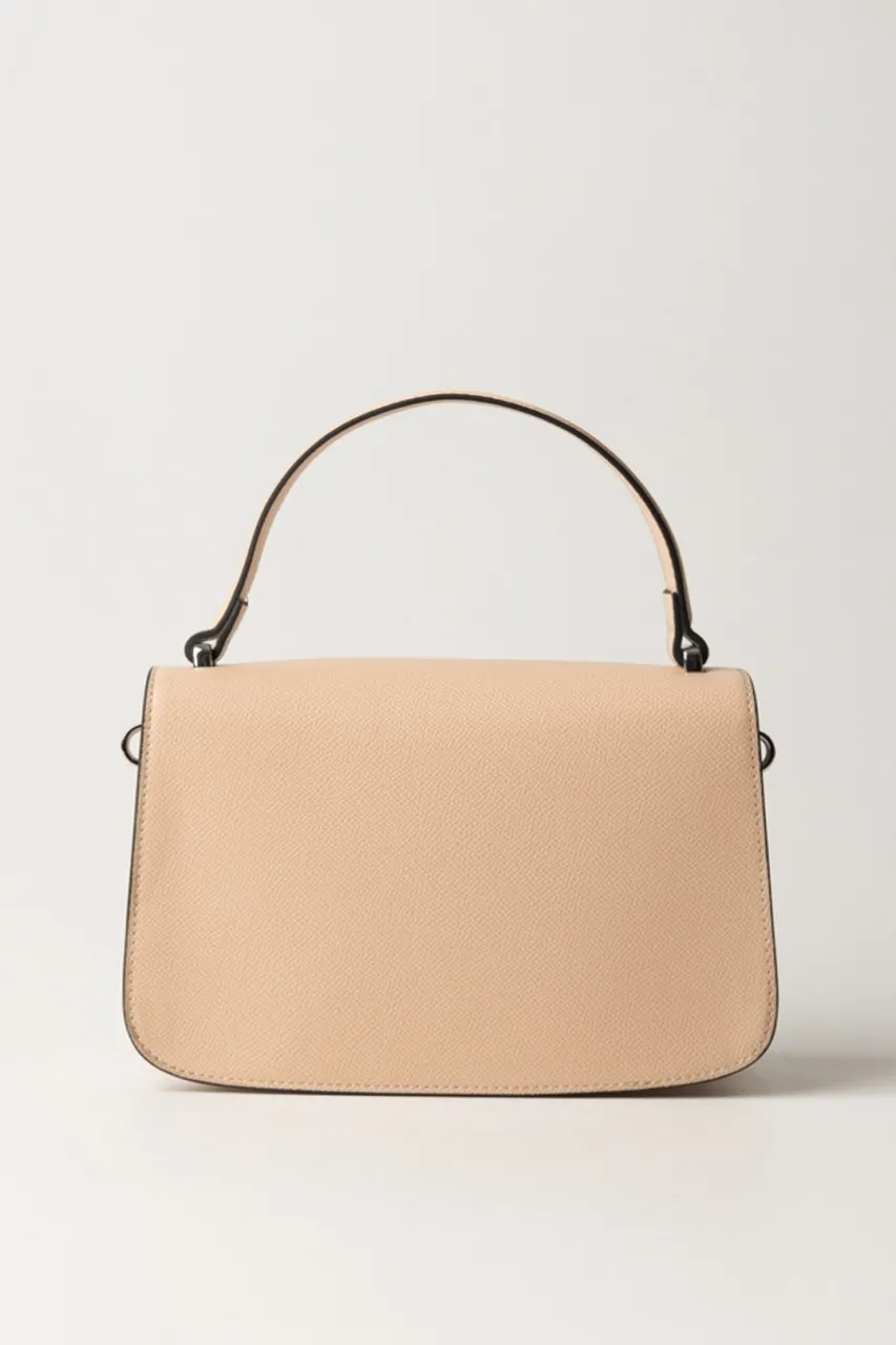 Small Cupcake Pink Shoulder Bag with Handle and Lettering - Buy Now!
