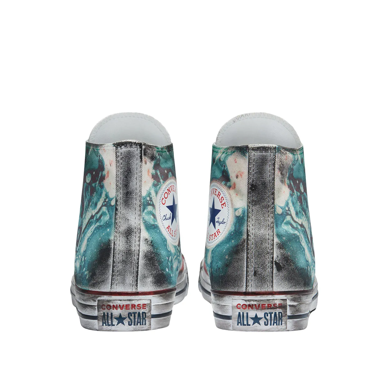 Converse Chuck Taylor All Star Tie-Dye Burnished Midsole Blue Multicolor Women's Sneakers