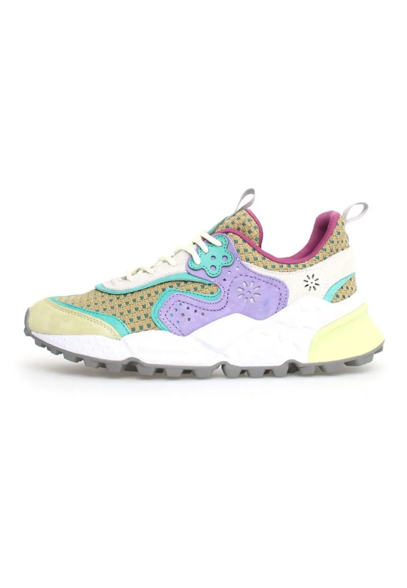 FLOWER MOUNTAIN KOTETSU - 2017822 07 2F81 Sage/Lilac Women's Sneakers