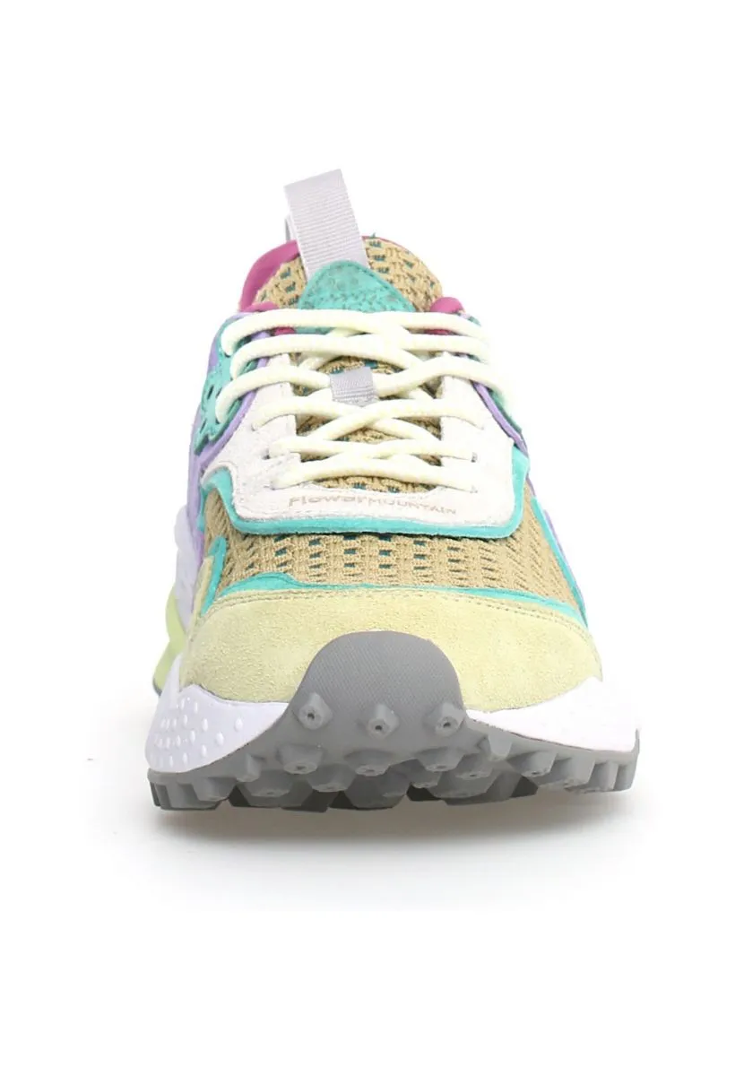 FLOWER MOUNTAIN KOTETSU - 2017822 07 2F81 Sage/Lilac Women's Sneakers