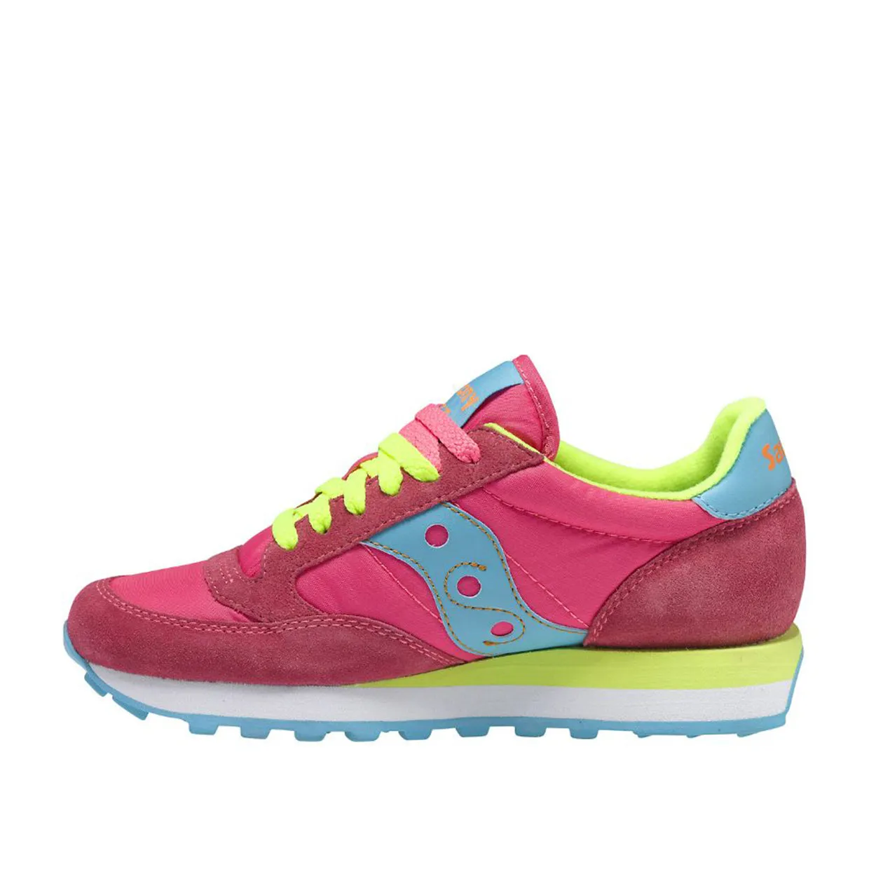 Saucony Jazz Original Pink Yellow Women's Sneakers