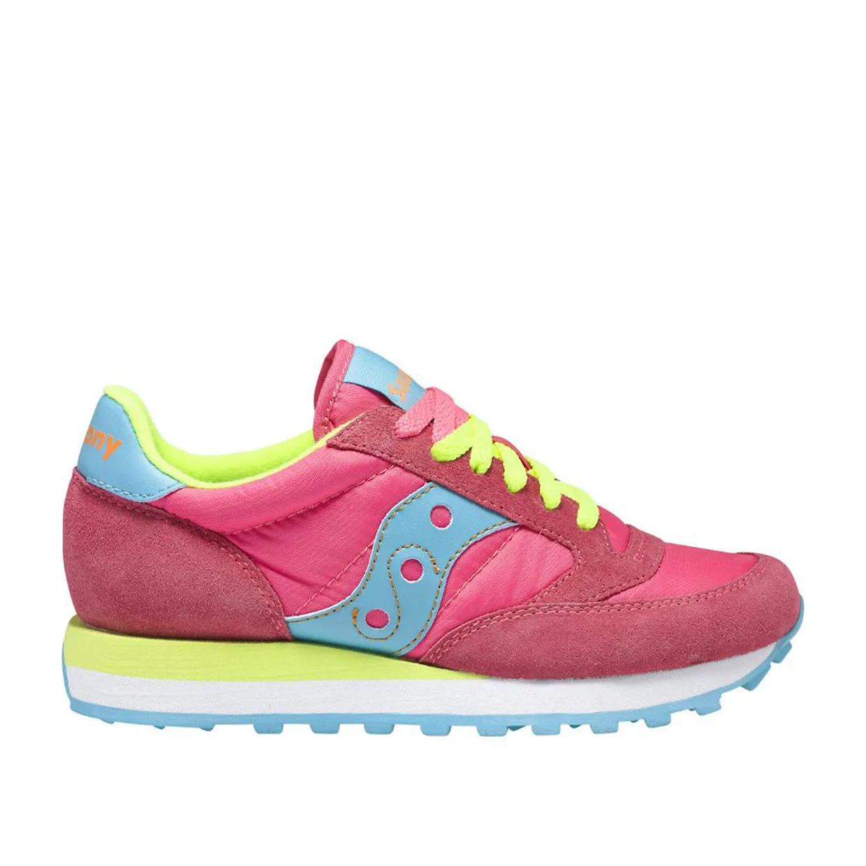 Saucony Jazz Original Pink Yellow Women's Sneakers
