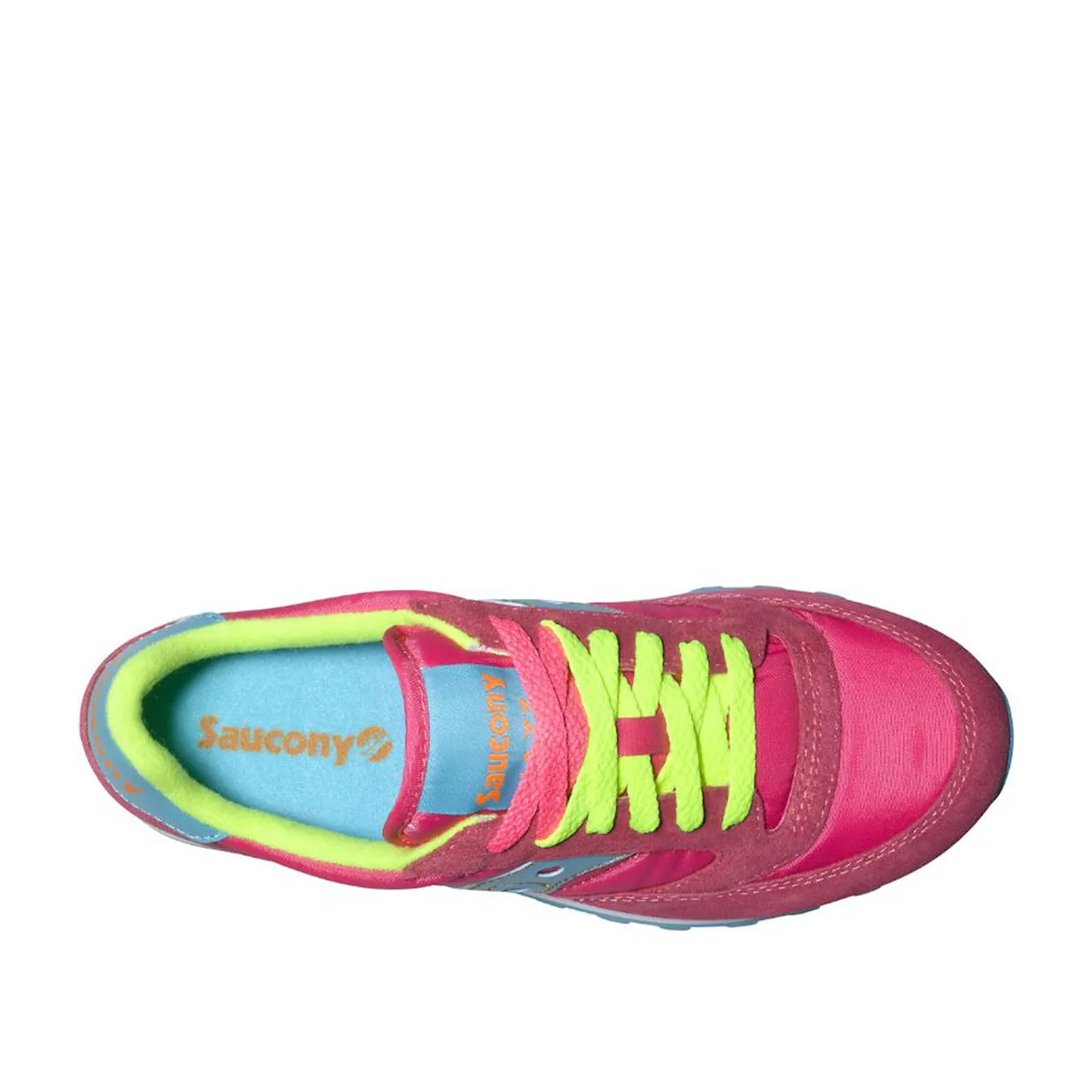 Saucony Jazz Original Pink Yellow Women's Sneakers