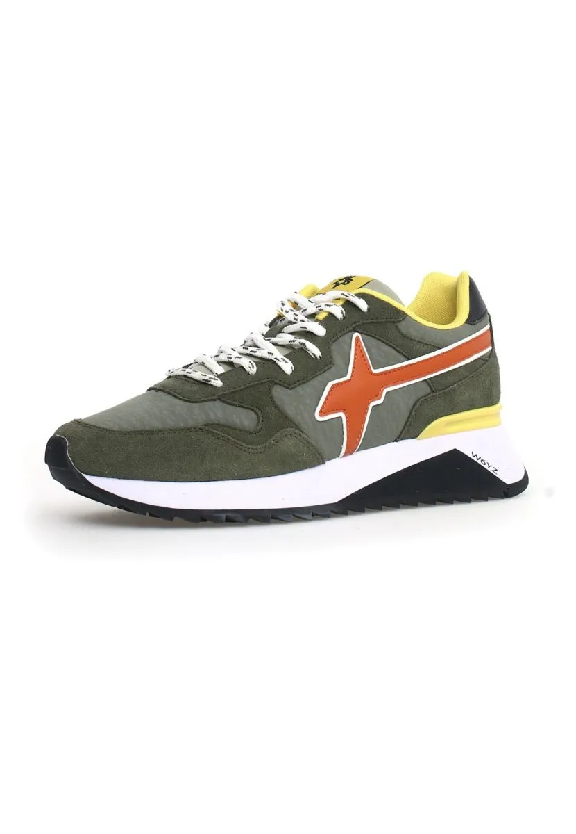 W6YZ YAK-M. 2015185-25 1F98 Green/Orange Men's Sneakers