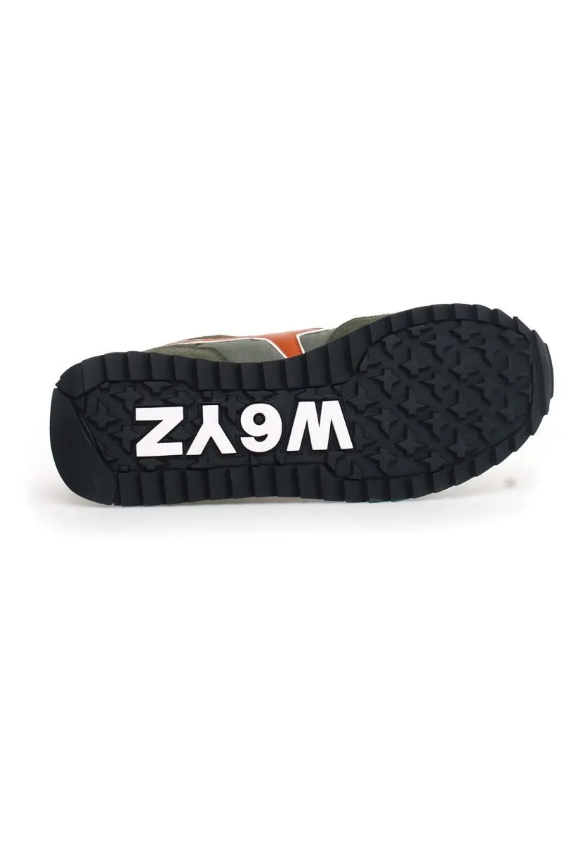 W6YZ YAK-M. 2015185-25 1F98 Green/Orange Men's Sneakers