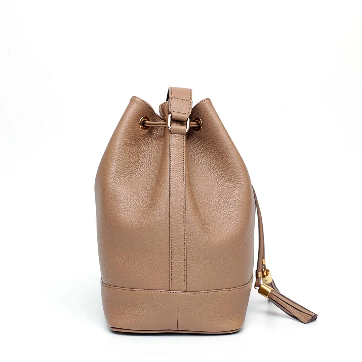 Sofia Taupe Leather Shoes