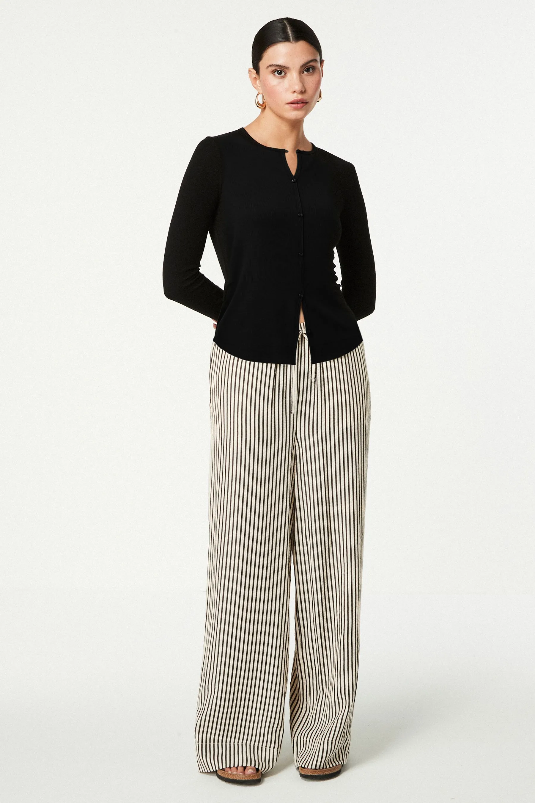 Soft Touch Ribbed Cardigan TENCEL™ Lyocell