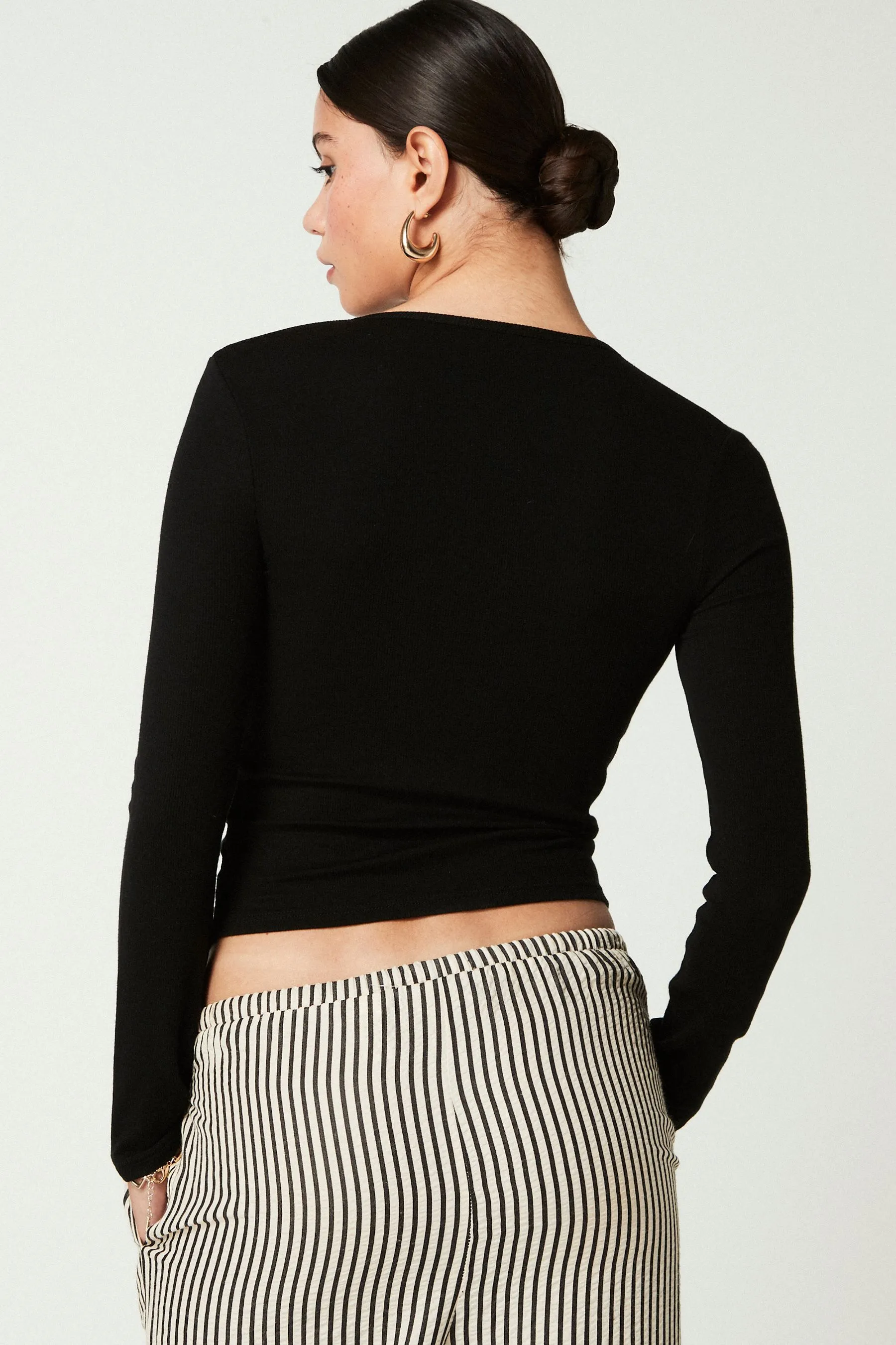 Soft Touch Ribbed Cardigan TENCEL™ Lyocell