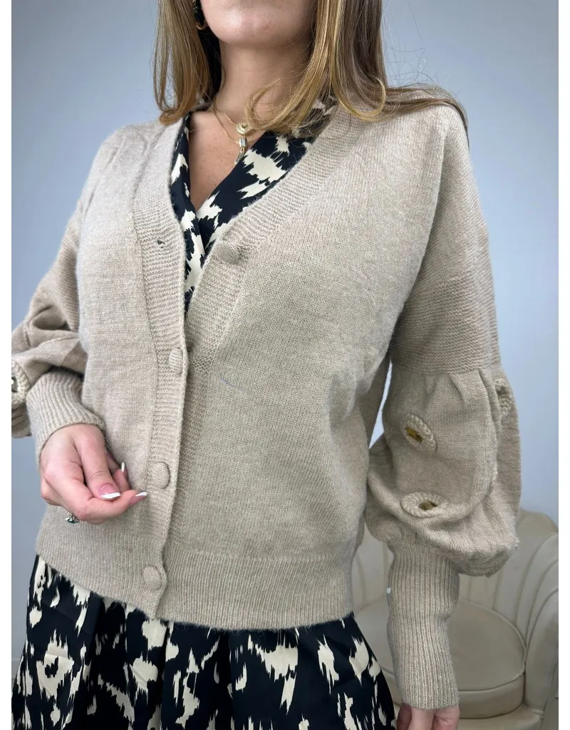 sophi camel cardigan
