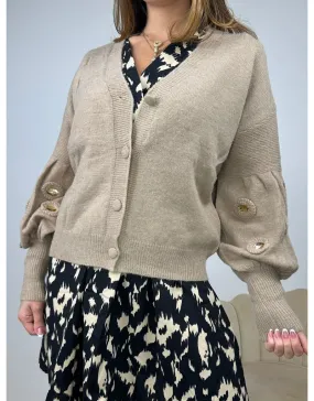 sophi camel cardigan