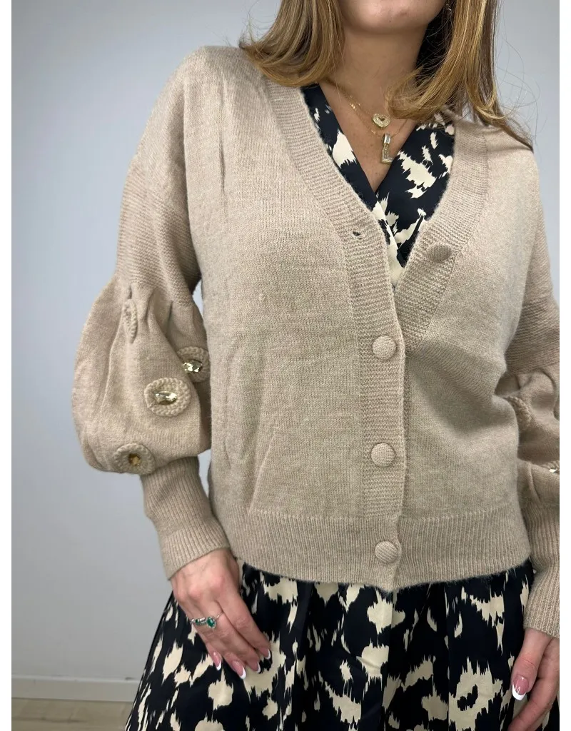 sophi camel cardigan