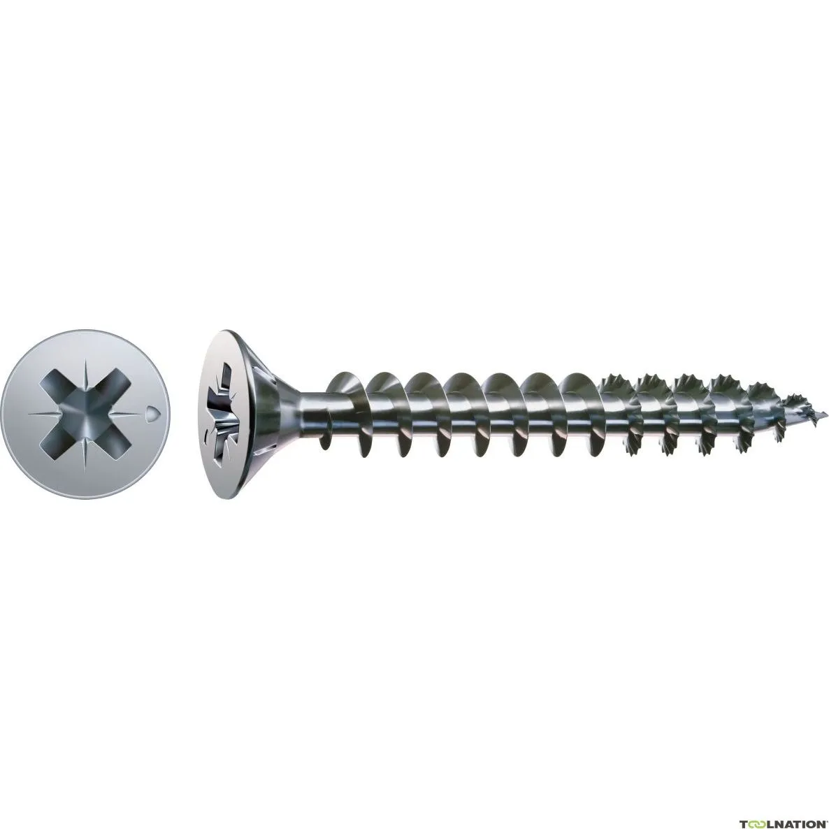 SPAX 1081010300305 Vite universale 3 x 30 mm, testa svasata, croce PZ1, filettatura intera, WIROX - 1000ST