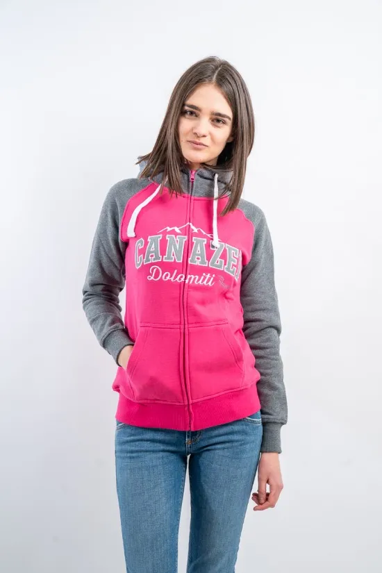 SPORT DESIGN SW1043 ZIP HOOD RAGLAN BASIC - Best Price and Quality Sportswear