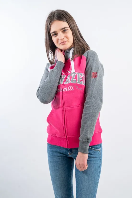 SPORT DESIGN SW1043 ZIP HOOD RAGLAN BASIC - Best Price and Quality Sportswear