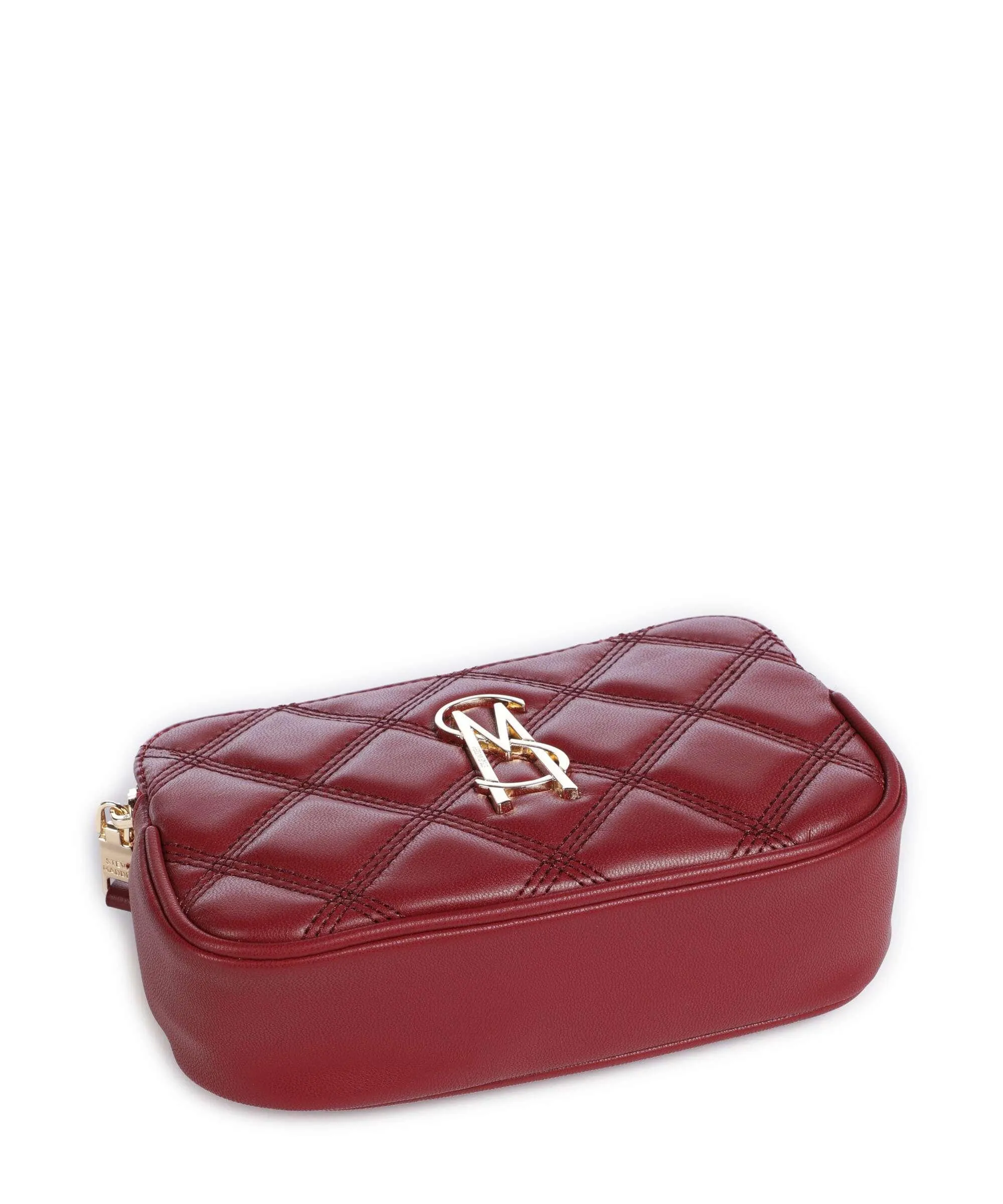 Steve Madden BMARVIS Dark Red Synthetic Leather Crossbody Bag