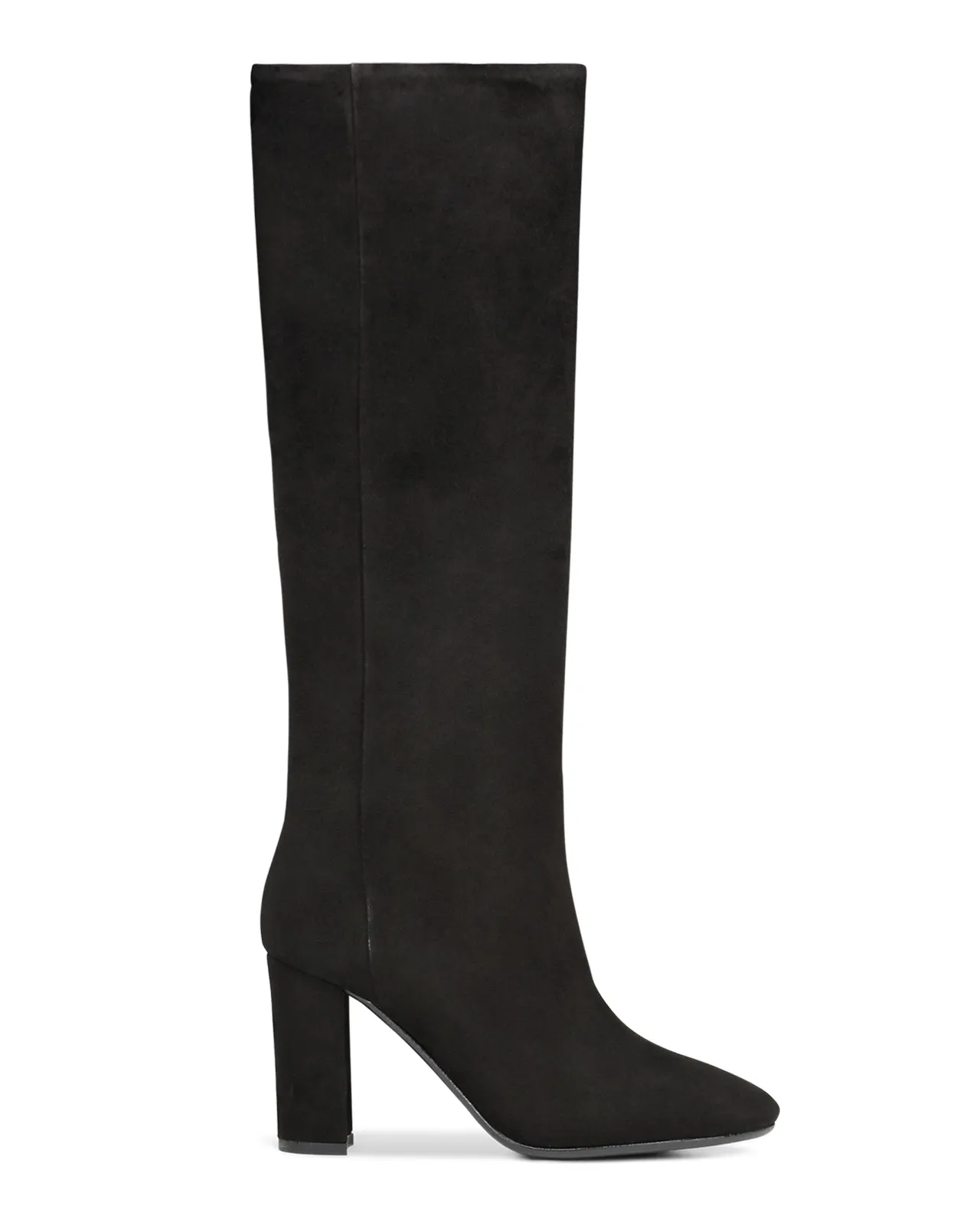 Stivale 2645 tubo suede nero