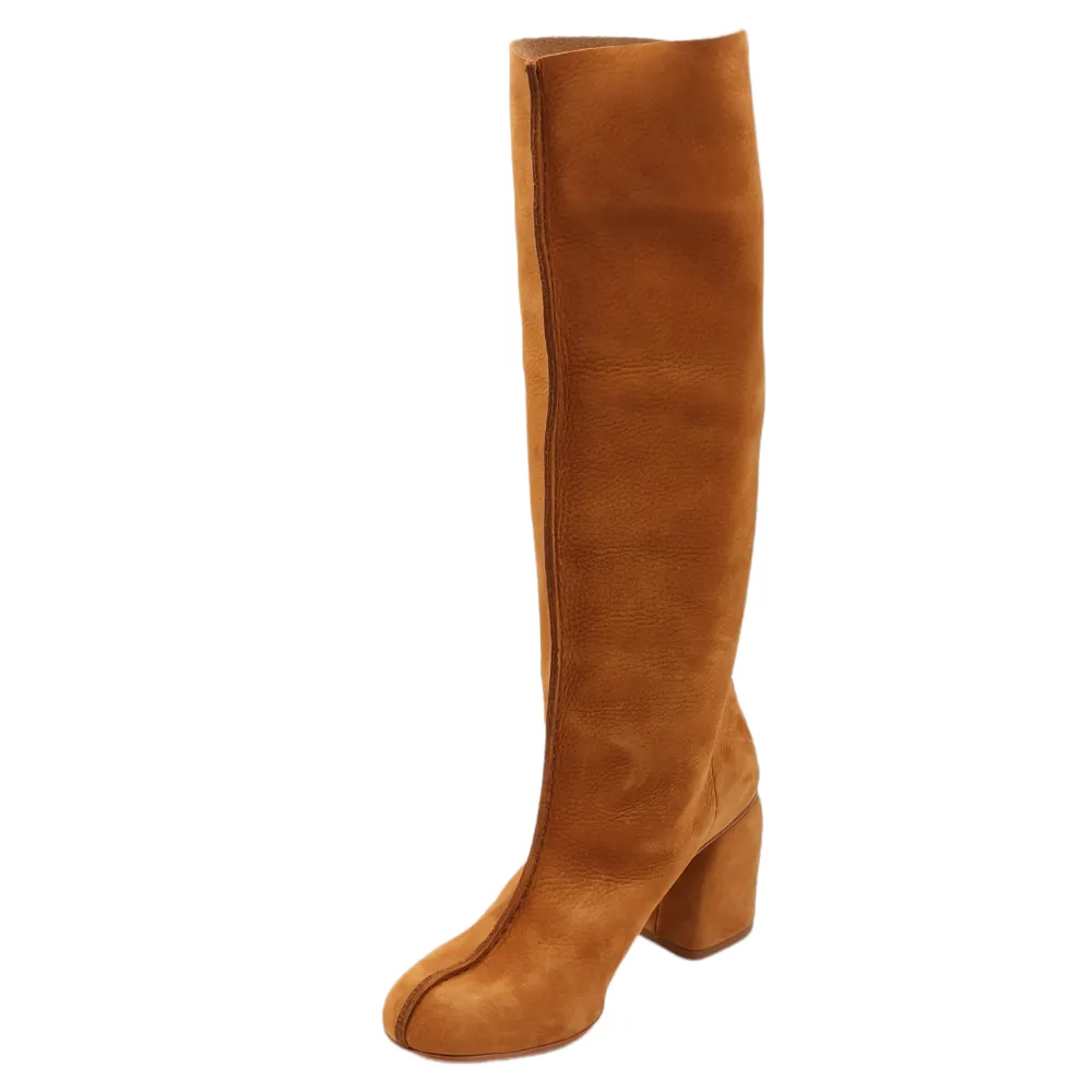 Stivale da donna in camoscio Manufacture d'essai 5 NABUCK COGNAC